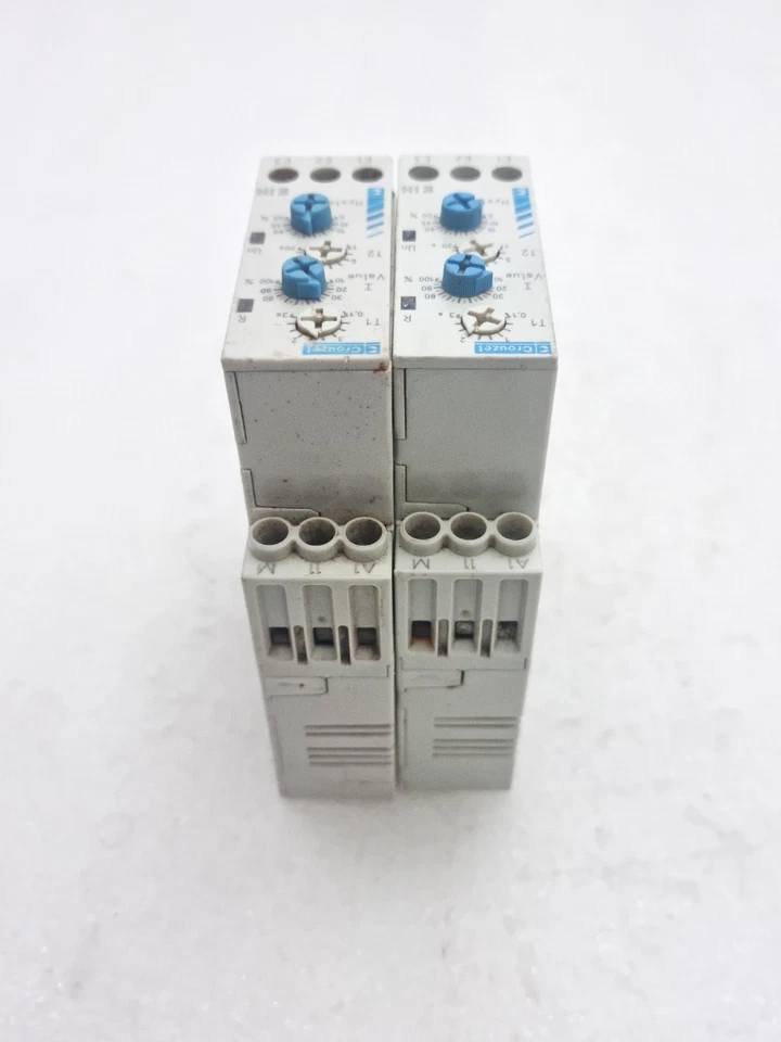 Lot Of 2 PCS Crouzet EIH 84 871 034 Current Control Relay EIH84871034